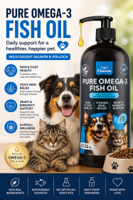 Chewia Pure Omega-3 Fish Oil for Dogs & Cats Chewia Pure Omega-3 Fish Oil for Dogs & Cats